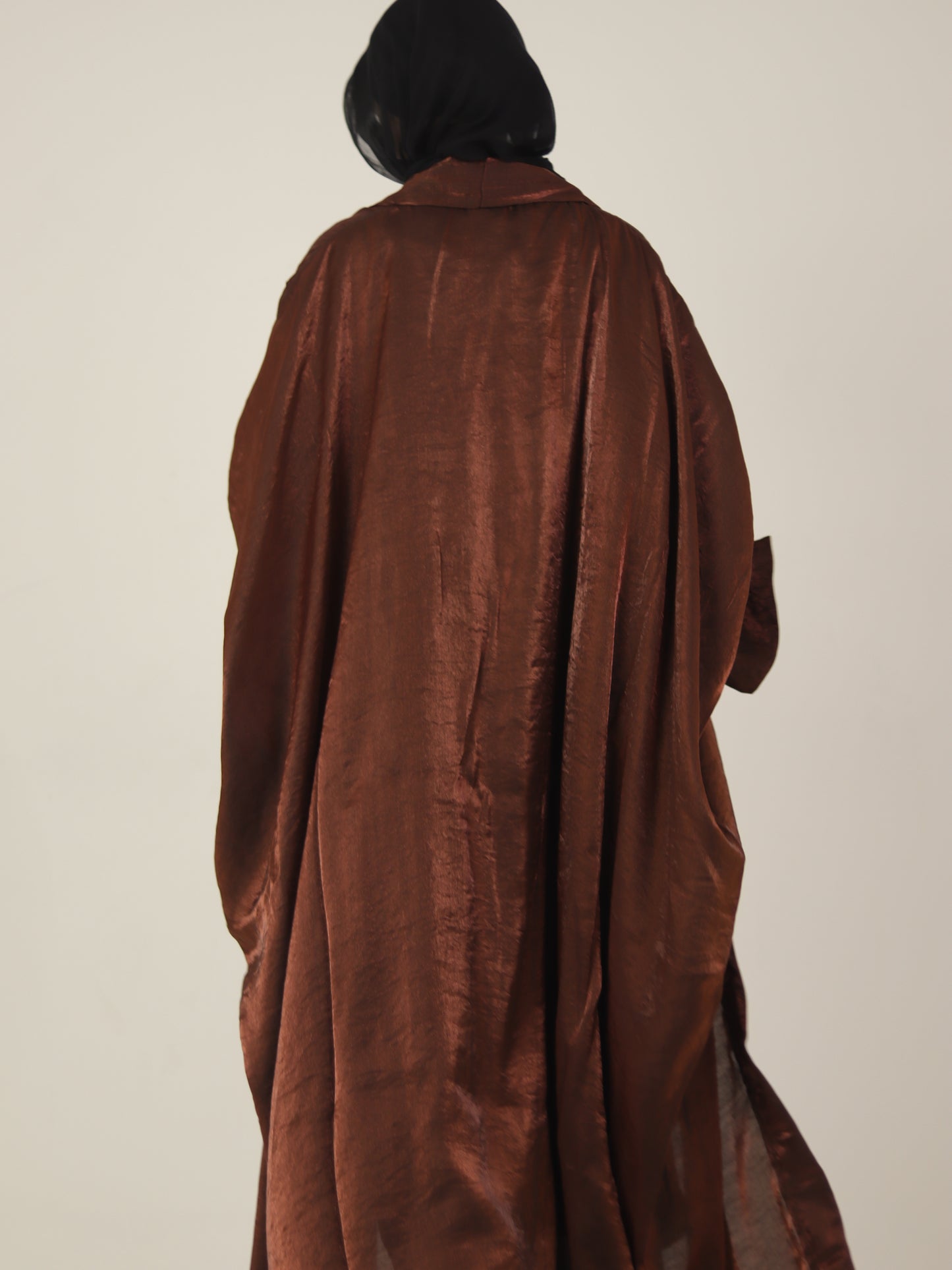 Brown Shimmery Abaya