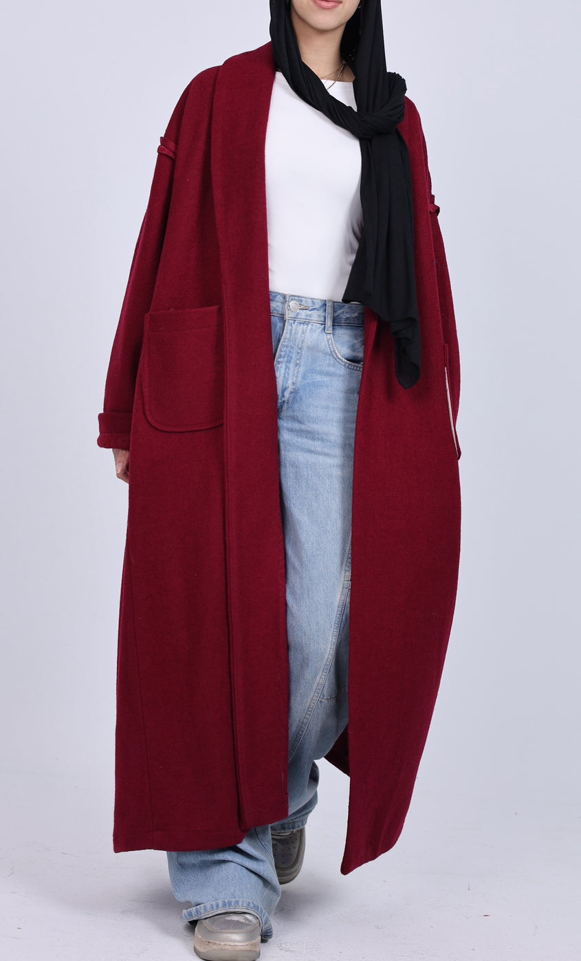 Burgundy Coat