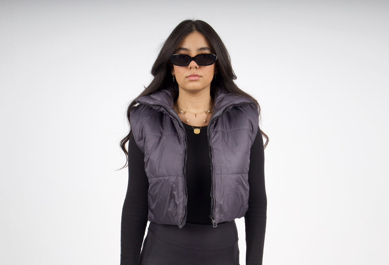 Extra Puffer Vest In Space Grey