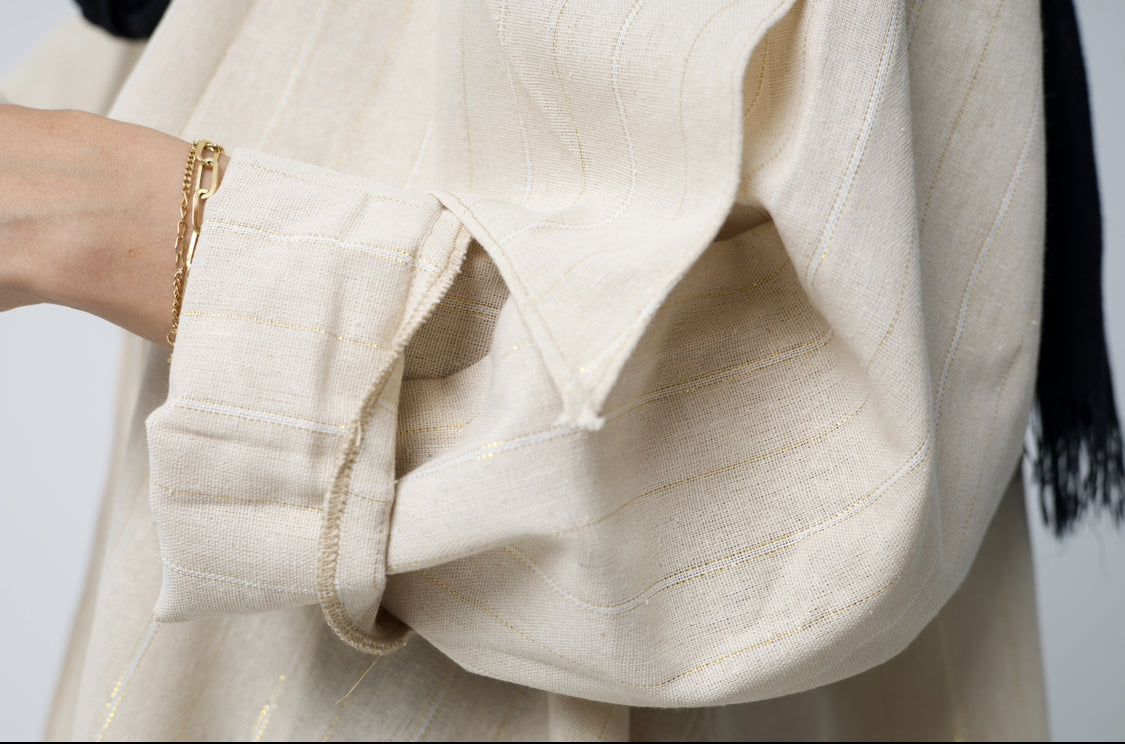 Limited Edition “Beige X Gold Linen Set”