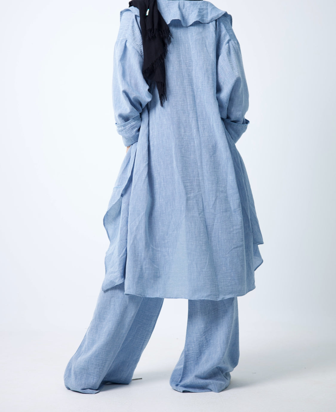 Baby Blue Linen Set