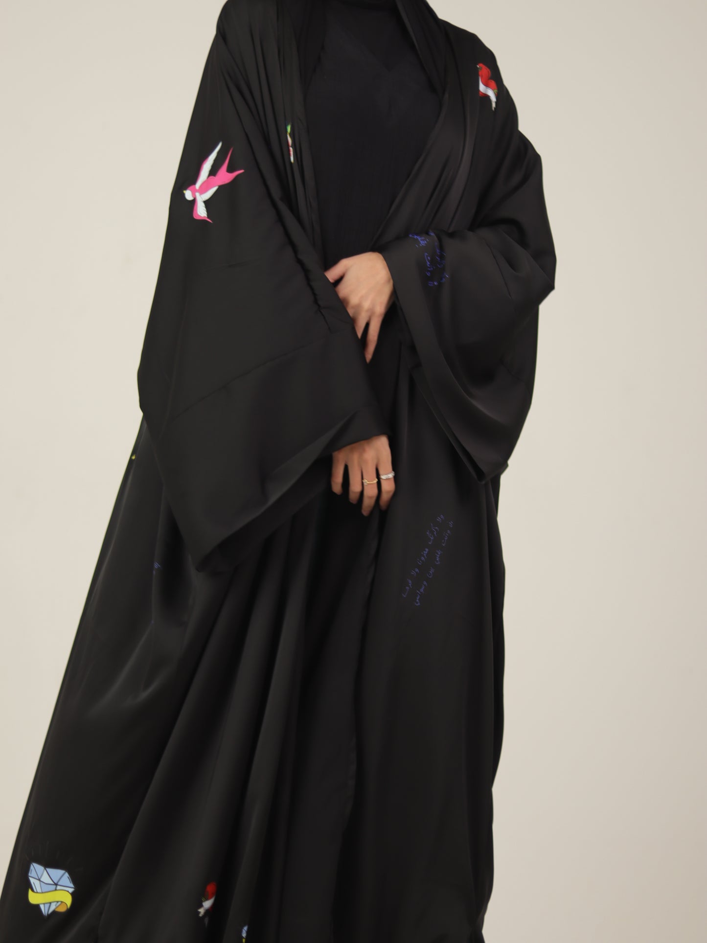 Printed Abaya