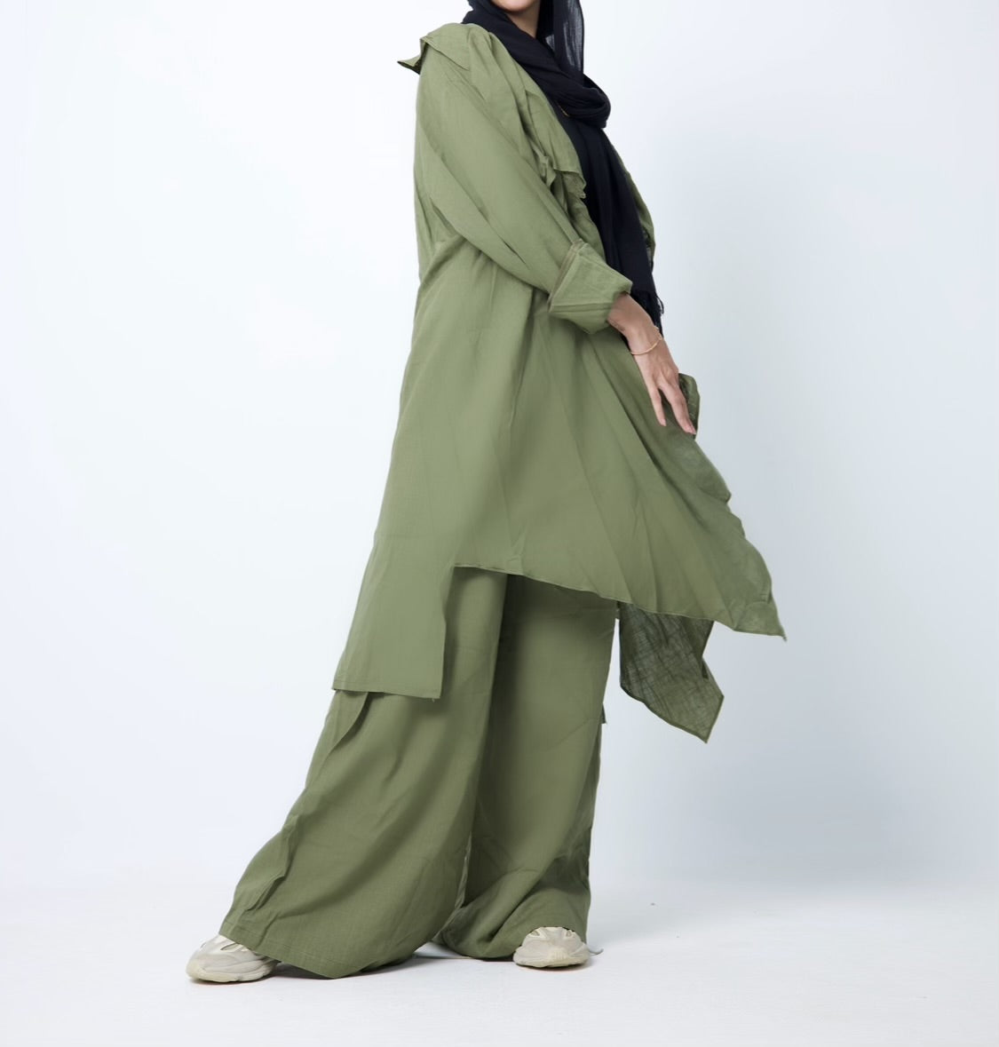 Olive Linen Set