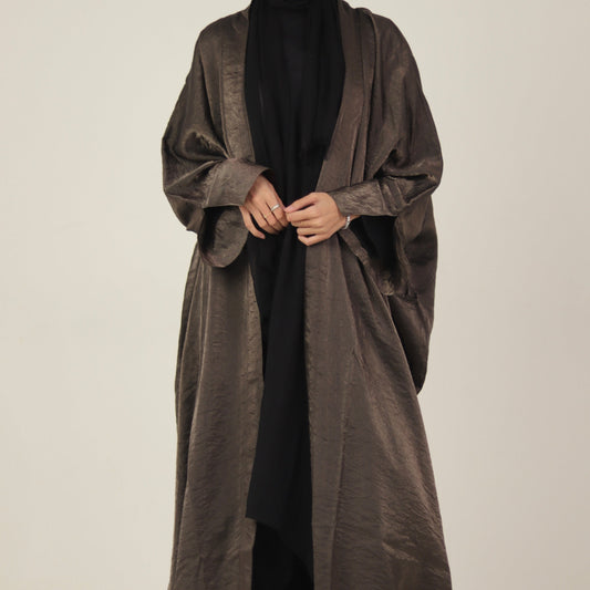 Silver Shimmery Abaya