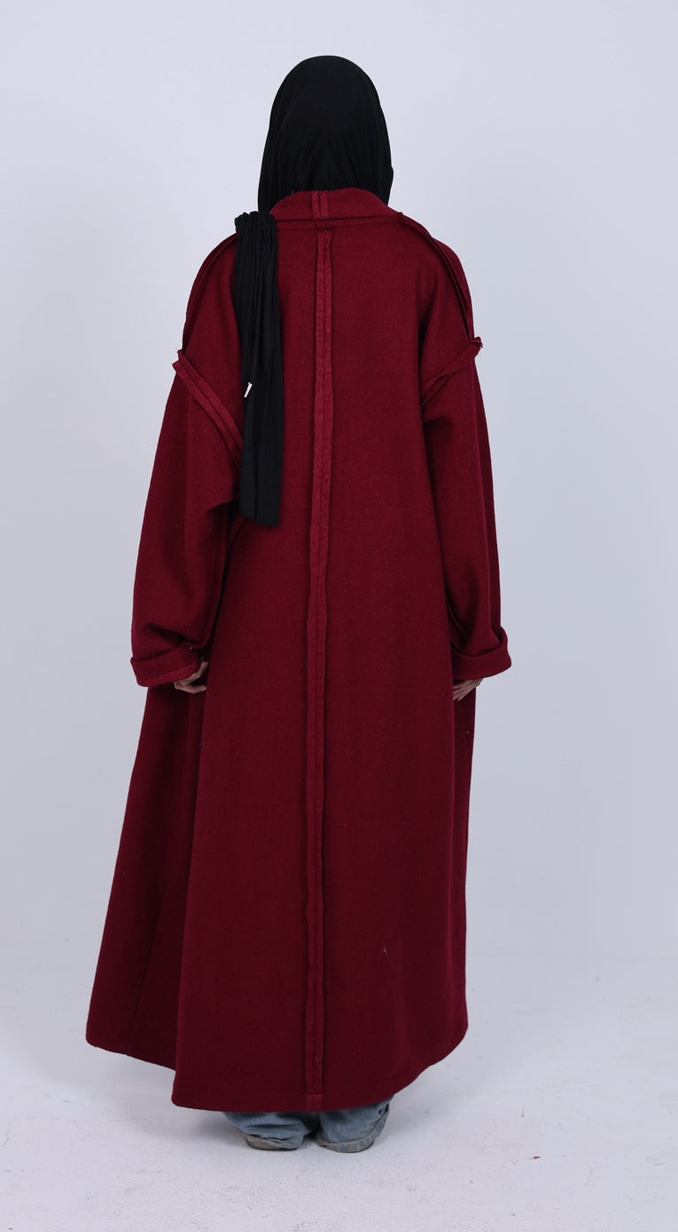 Burgundy Coat