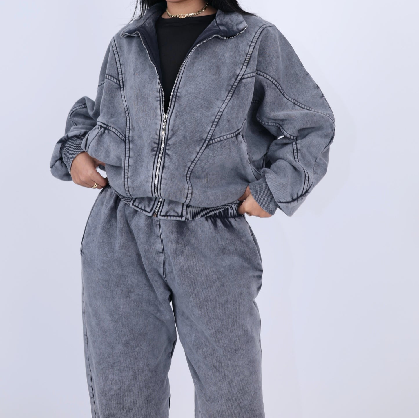 Washed Grey Tracksuit