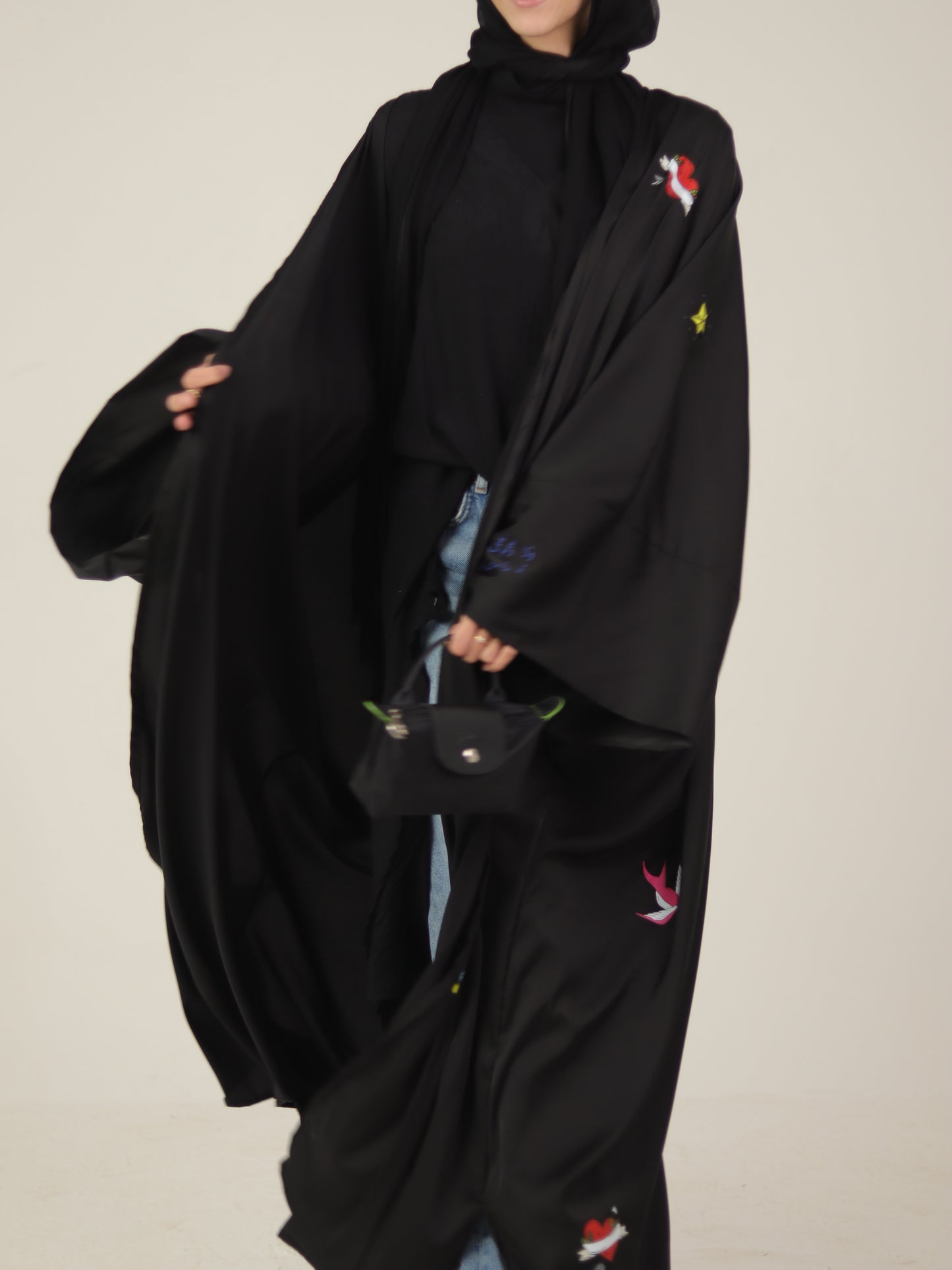 Printed Abaya