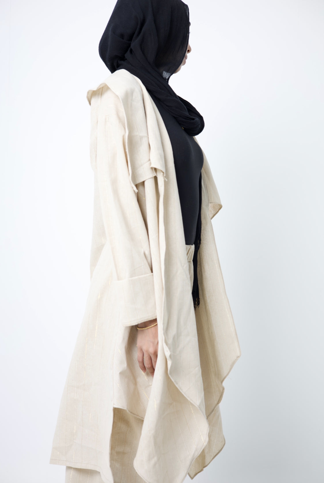 Limited Edition “Beige X Gold Linen Set”