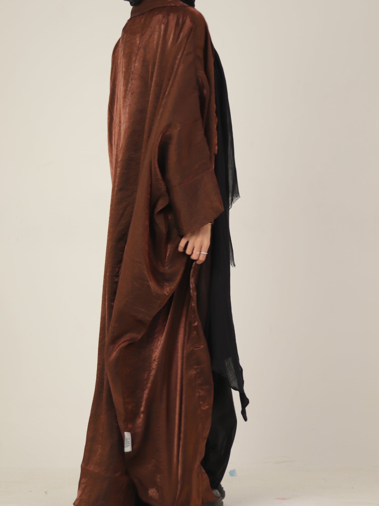 Brown Shimmery Abaya