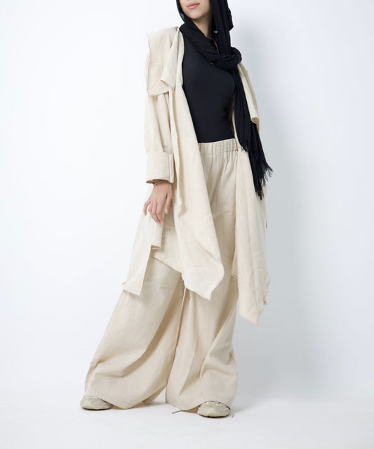 Limited Edition “Beige X Gold Linen Set”