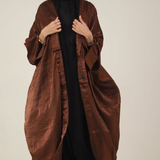 Brown Shimmery Abaya