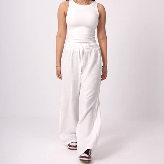 White Linen Pants