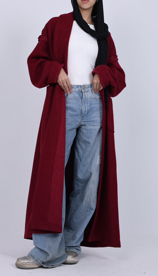 Burgundy Coat
