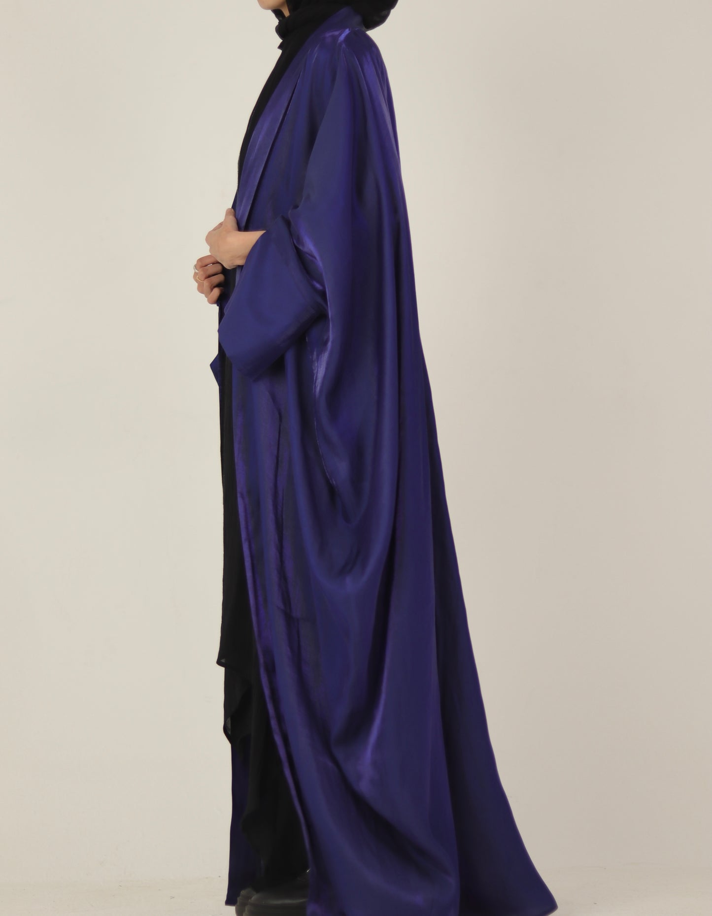 Royal Blue Shimmery Abaya