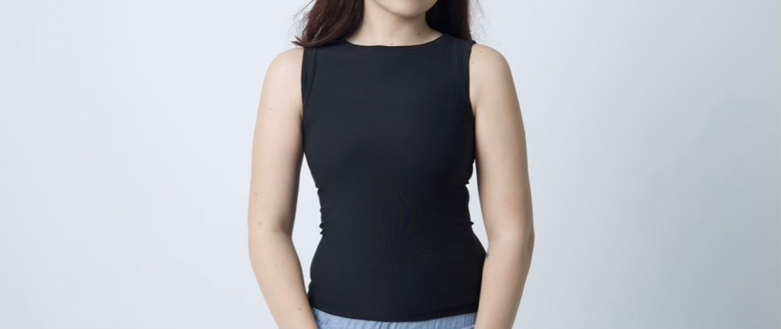 Round Neck Sculpt Top