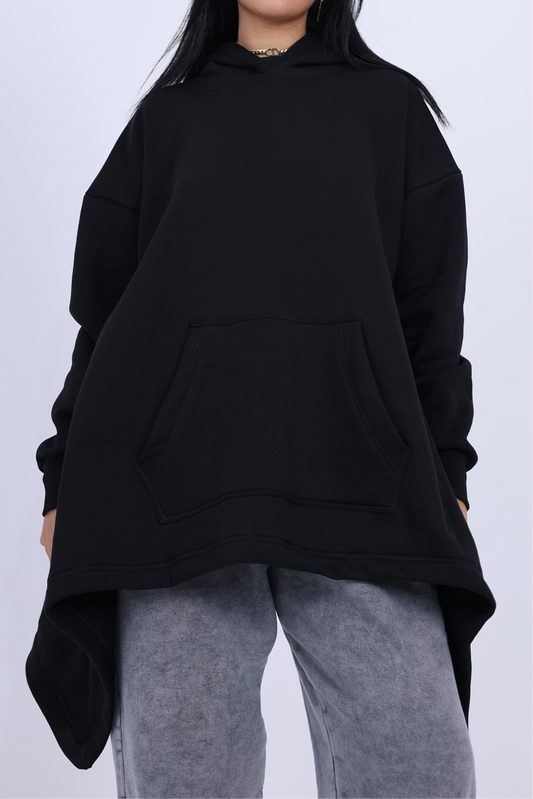 Black Modest Hoodie