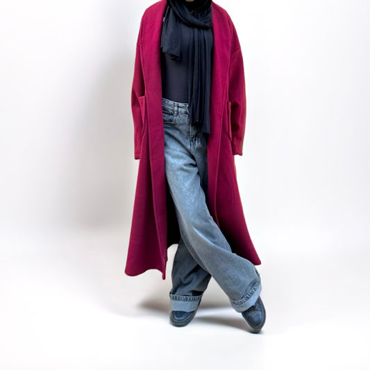 Burgundy Coat