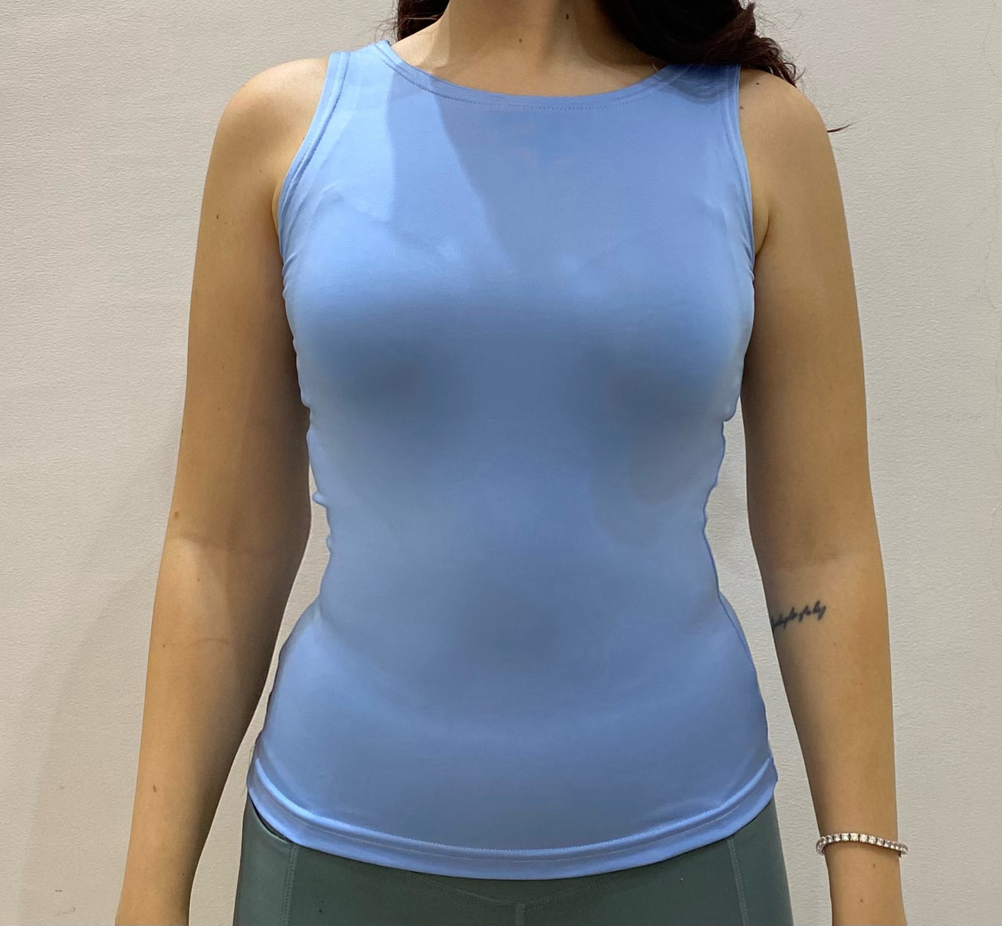 Round Neck Sculpt Top